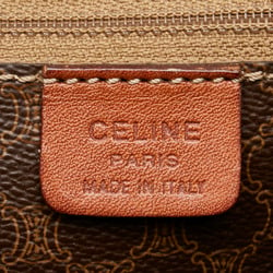 Celine Macadam Tote Bag Shoulder MC96 Brown PVC Leather Women's CELINE