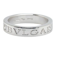 BVLGARI Silver K18WG White Gold Diamond Ring for Women Size 12