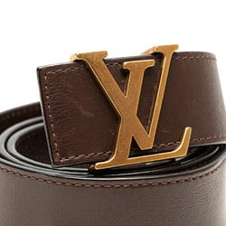 Louis Vuitton Utah Santur LV Initial Belt 86/34 M6902 Brown Leather Men's LOUIS VUITTON