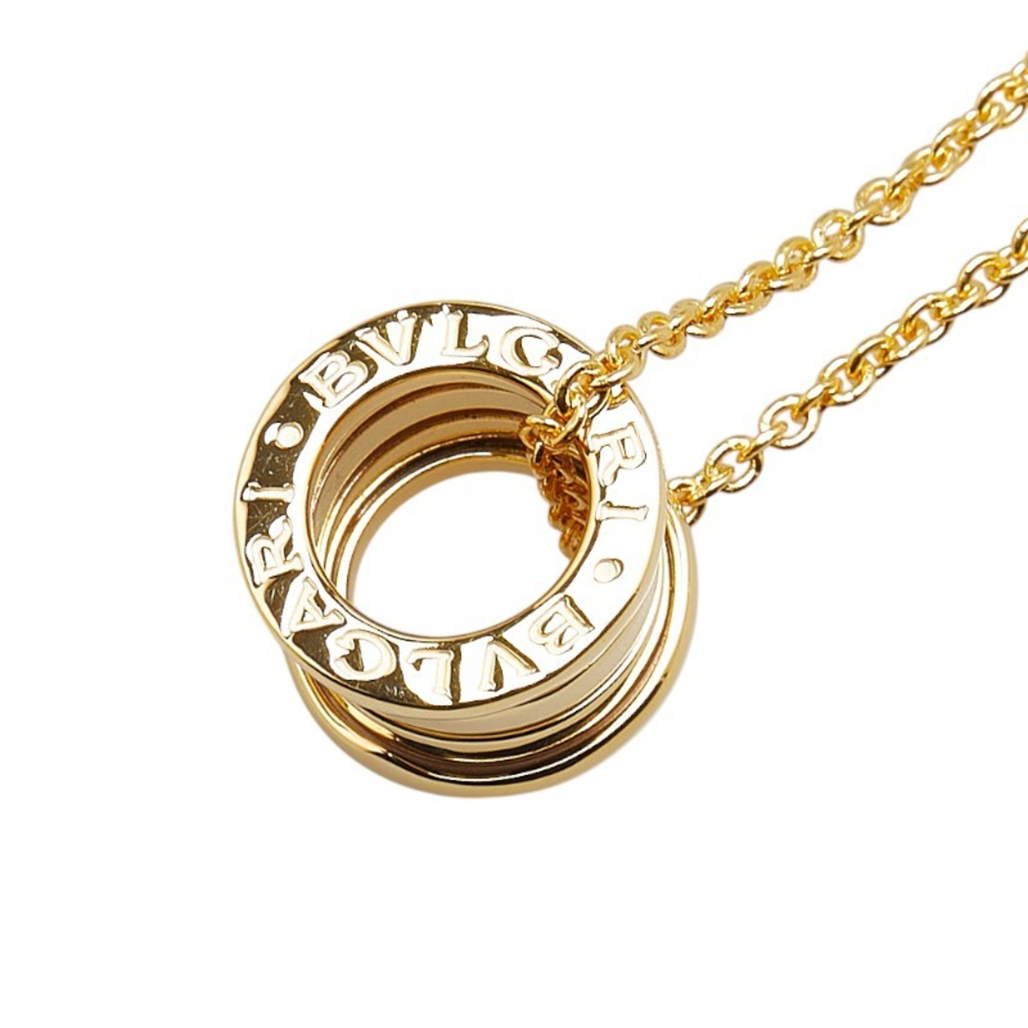 BVLGARI B.zero1 Necklace Gold K18YG Yellow Women's