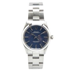 Rolex Oyster Perpetual Watch 1002 Automatic Blue Dial Stainless Steel Men's ROLEX