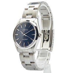 Rolex Oyster Perpetual Watch 1002 Automatic Blue Dial Stainless Steel Men's ROLEX