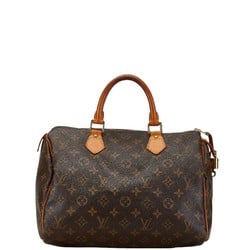 Louis Vuitton Monogram Speedy 30 Handbag M41526 Brown PVC Leather Women's LOUIS VUITTON