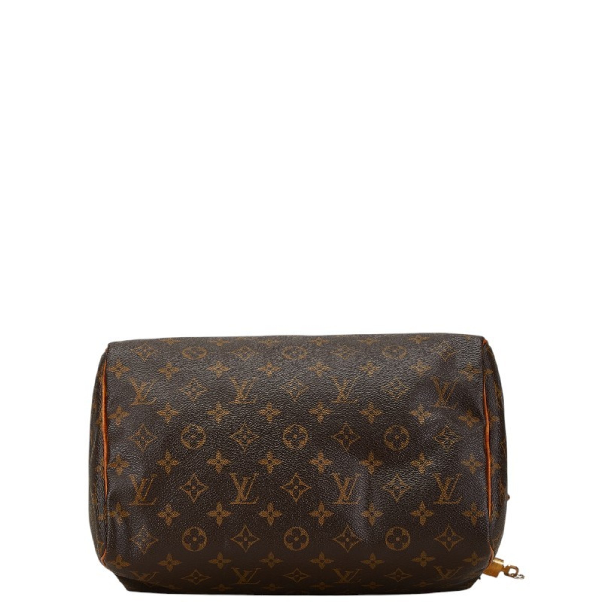 Louis Vuitton Monogram Speedy 30 Handbag M41526 Brown PVC Leather Women's LOUIS VUITTON