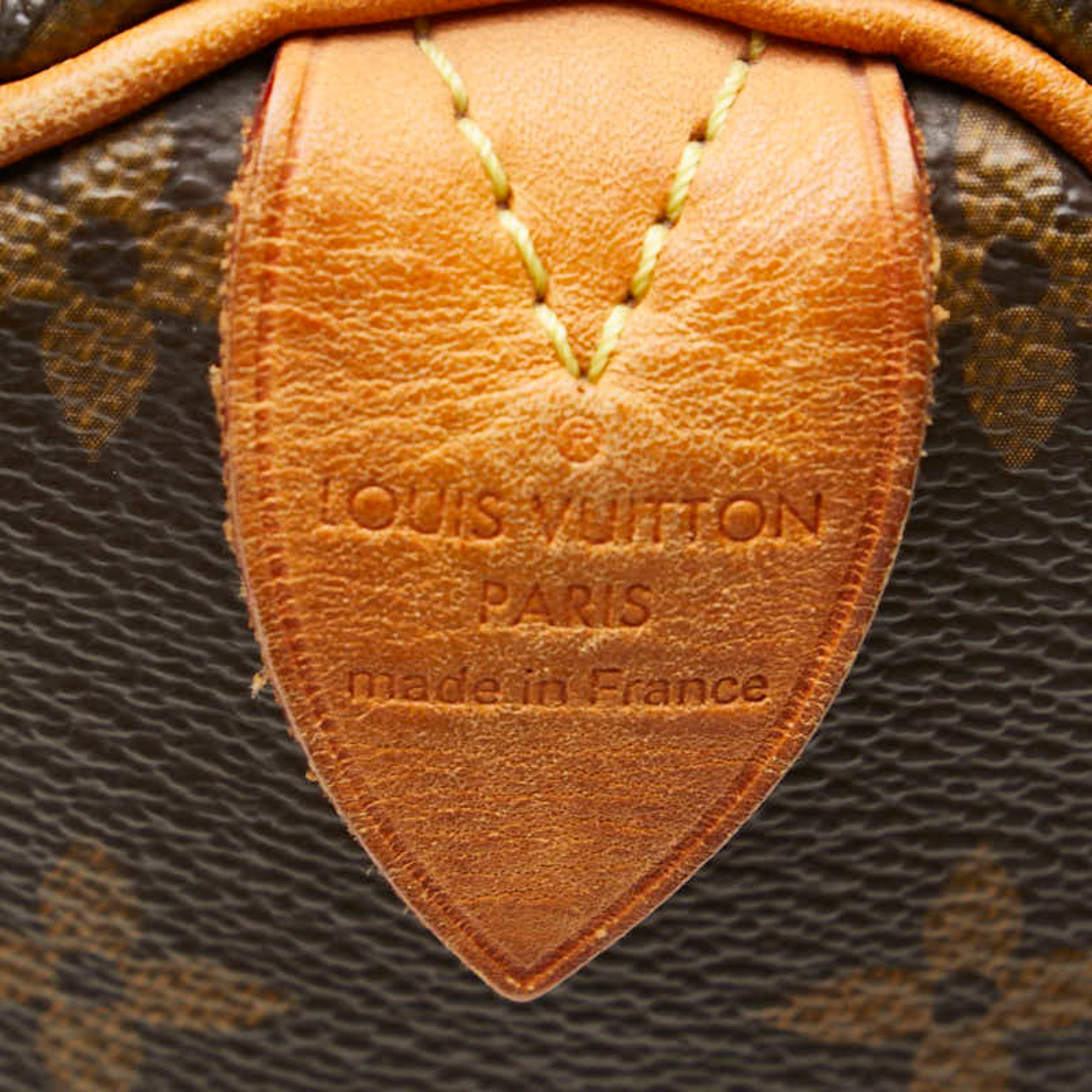 Louis Vuitton Monogram Speedy 30 Handbag M41526 Brown PVC Leather Women's LOUIS VUITTON