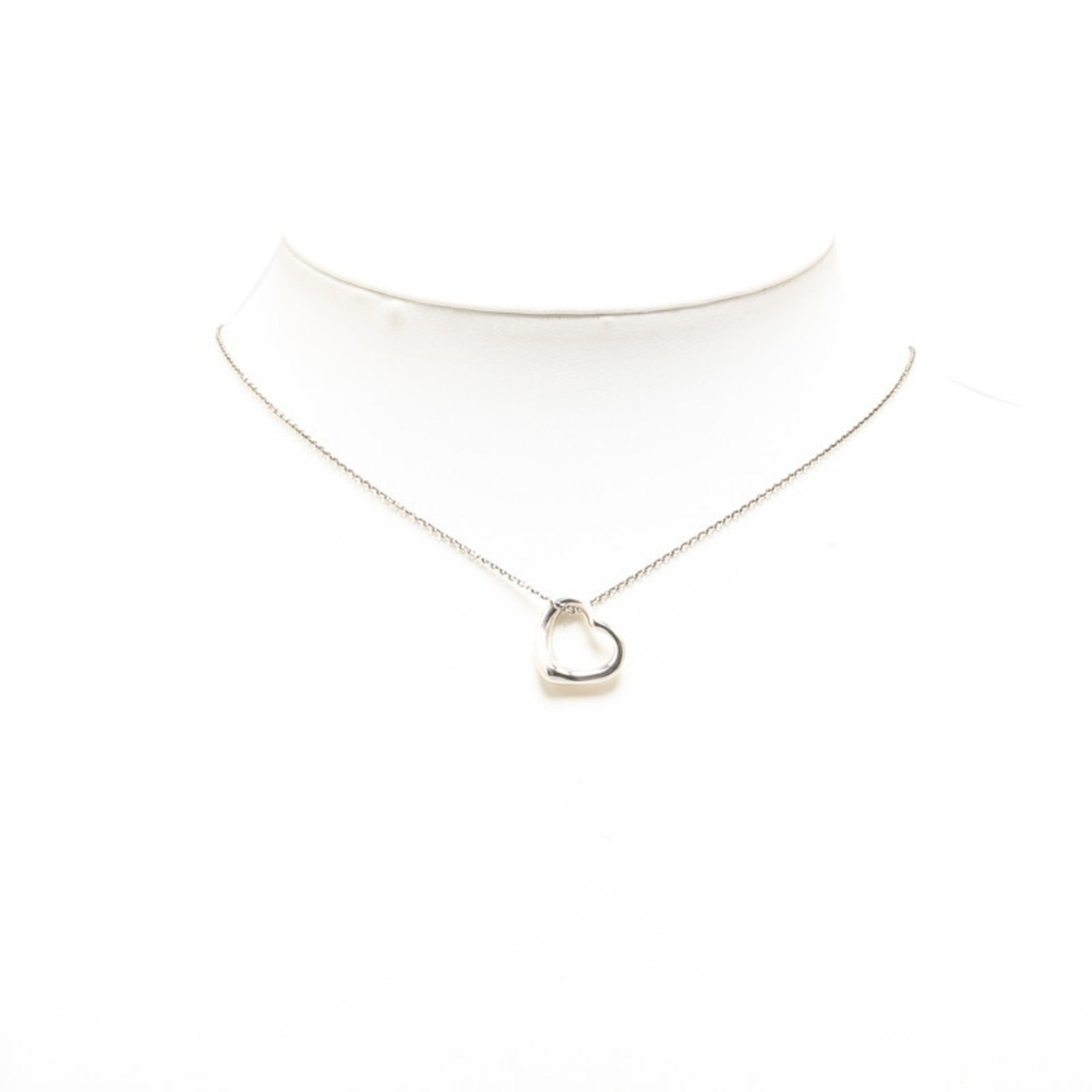 Tiffany Heart Necklace SV925 Silver Women's TIFFANY&Co.