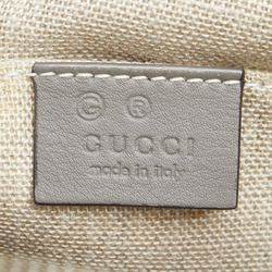 Gucci Micro Guccissima Handbag Shoulder Bag 449654 Grey Leather Women's GUCCI