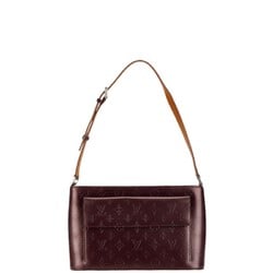 Louis Vuitton Monogram Matte Alston Shoulder Bag M55126 Violet Purple Leather Women's LOUIS VUITTON