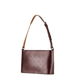 Louis Vuitton Monogram Matte Alston Shoulder Bag M55126 Violet Purple Leather Women's LOUIS VUITTON