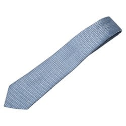 Louis Vuitton Cravate Diamond V Tie M71209 Blue Silk Men's LOUIS VUITTON