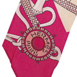 Hermes Twilly FESTIVAL DES AMAZONES Amazon Festival Scarf Muffler Fuchsia Nacré Rose Silk Women's HERMES