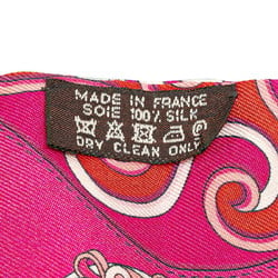 Hermes Twilly FESTIVAL DES AMAZONES Amazon Festival Scarf Muffler Fuchsia Nacré Rose Silk Women's HERMES