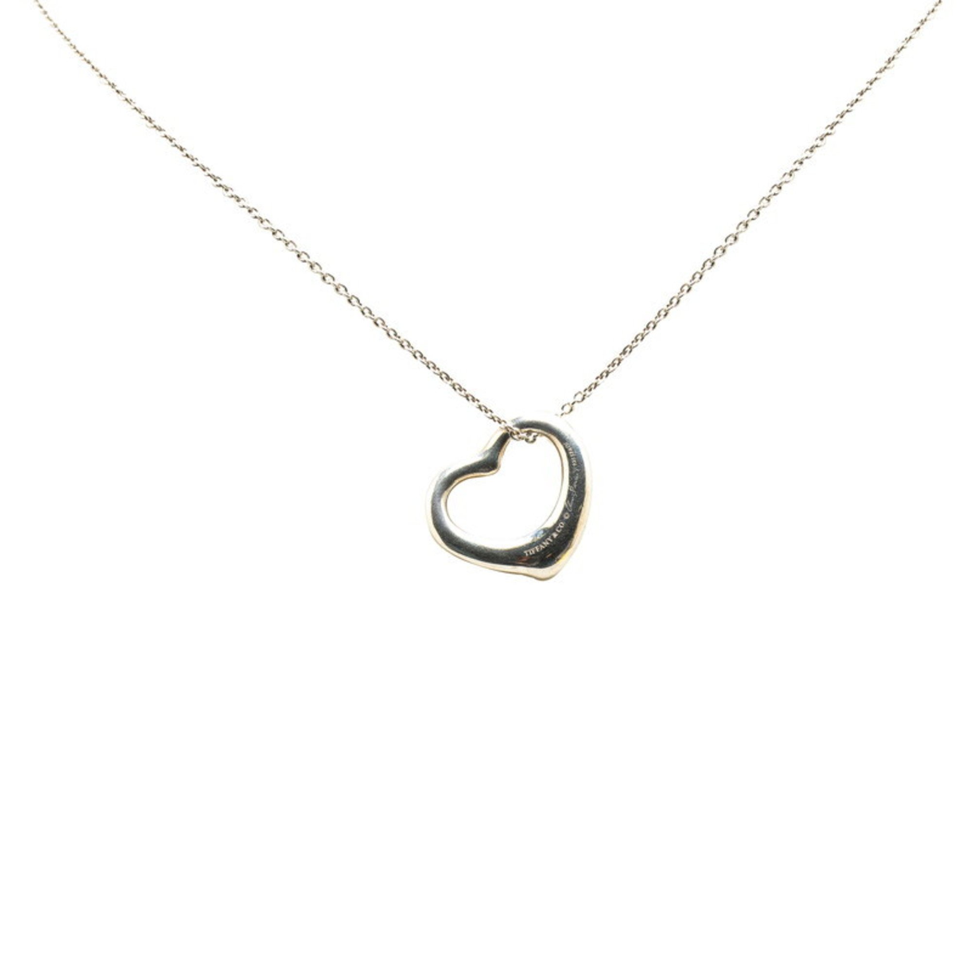 Tiffany Heart Necklace SV925 Silver Women's TIFFANY&Co.