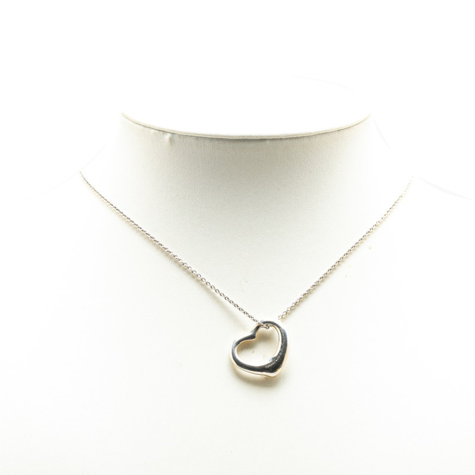 Tiffany Heart Necklace SV925 Silver Women's TIFFANY&Co.