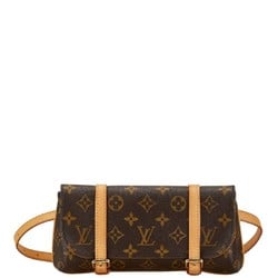 Louis Vuitton Monogram Pochette Marel Waist Bag Body M51159 Brown PVC Leather Women's LOUIS VUITTON