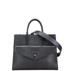 Louis Vuitton Rock Me Tote MM Handbag Shoulder Bag M56099 Noir Black Leather Women's LOUIS VUITTON