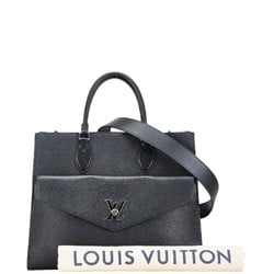 Louis Vuitton Rock Me Tote MM Handbag Shoulder Bag M56099 Noir Black Leather Women's LOUIS VUITTON