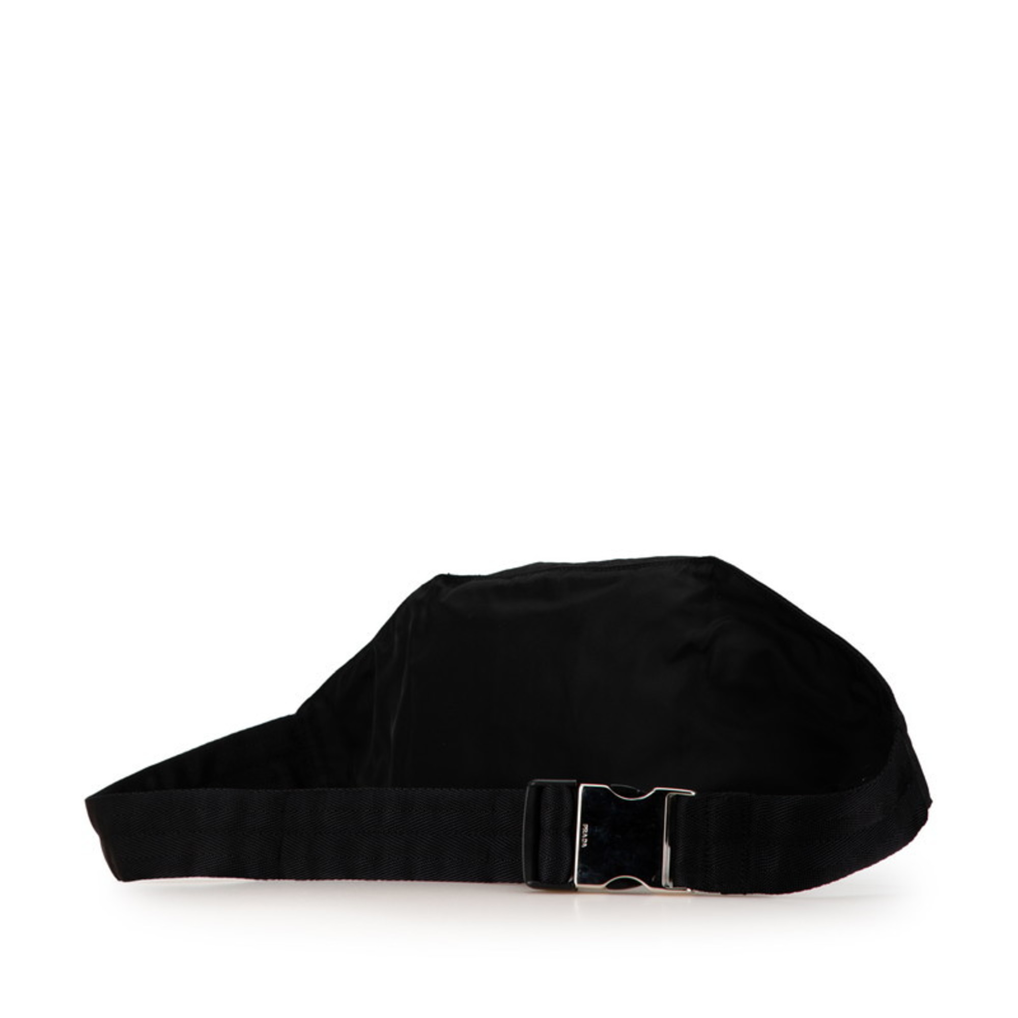 Prada Triangle Plate Waist Bag Body Black Nylon Women's PRADA