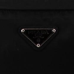 Prada Triangle Plate Waist Bag Body Black Nylon Women's PRADA