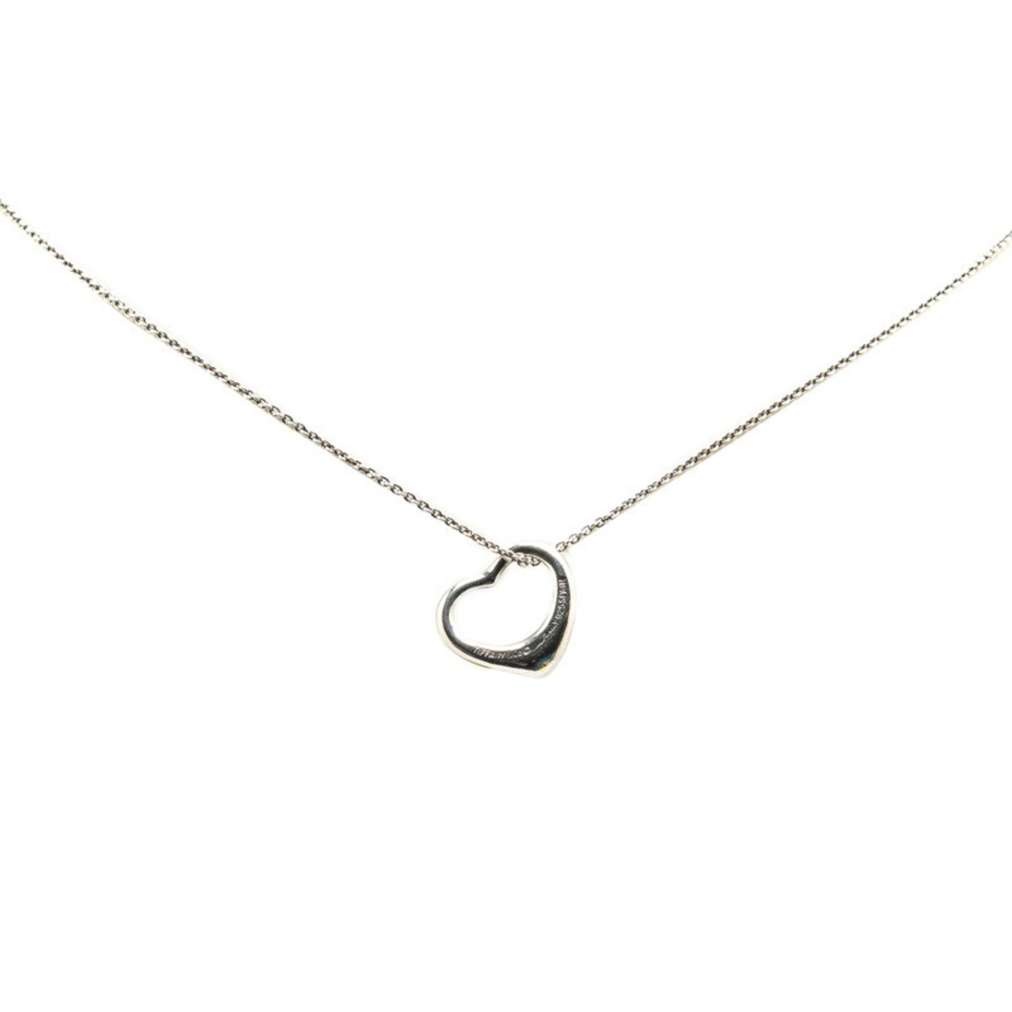 Tiffany Heart Necklace SV925 Silver Women's TIFFANY&Co.