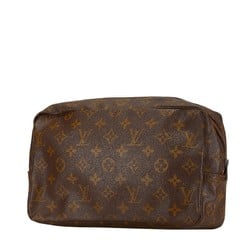 Louis Vuitton Monogram Truss Toilette 23 Second Bag Clutch M47524 Brown PVC Women's LOUIS VUITTON