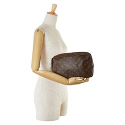 Louis Vuitton Monogram Truss Toilette 23 Second Bag Clutch M47524 Brown PVC Women's LOUIS VUITTON