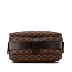 Louis Vuitton Damier Naviglio Shoulder Bag N45255 Brown PVC Leather Women's LOUIS VUITTON