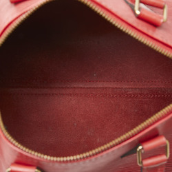 Louis Vuitton Epi Speedy 25 Handbag Boston Bag M43017 Castilian Red Leather Women's LOUIS VUITTON