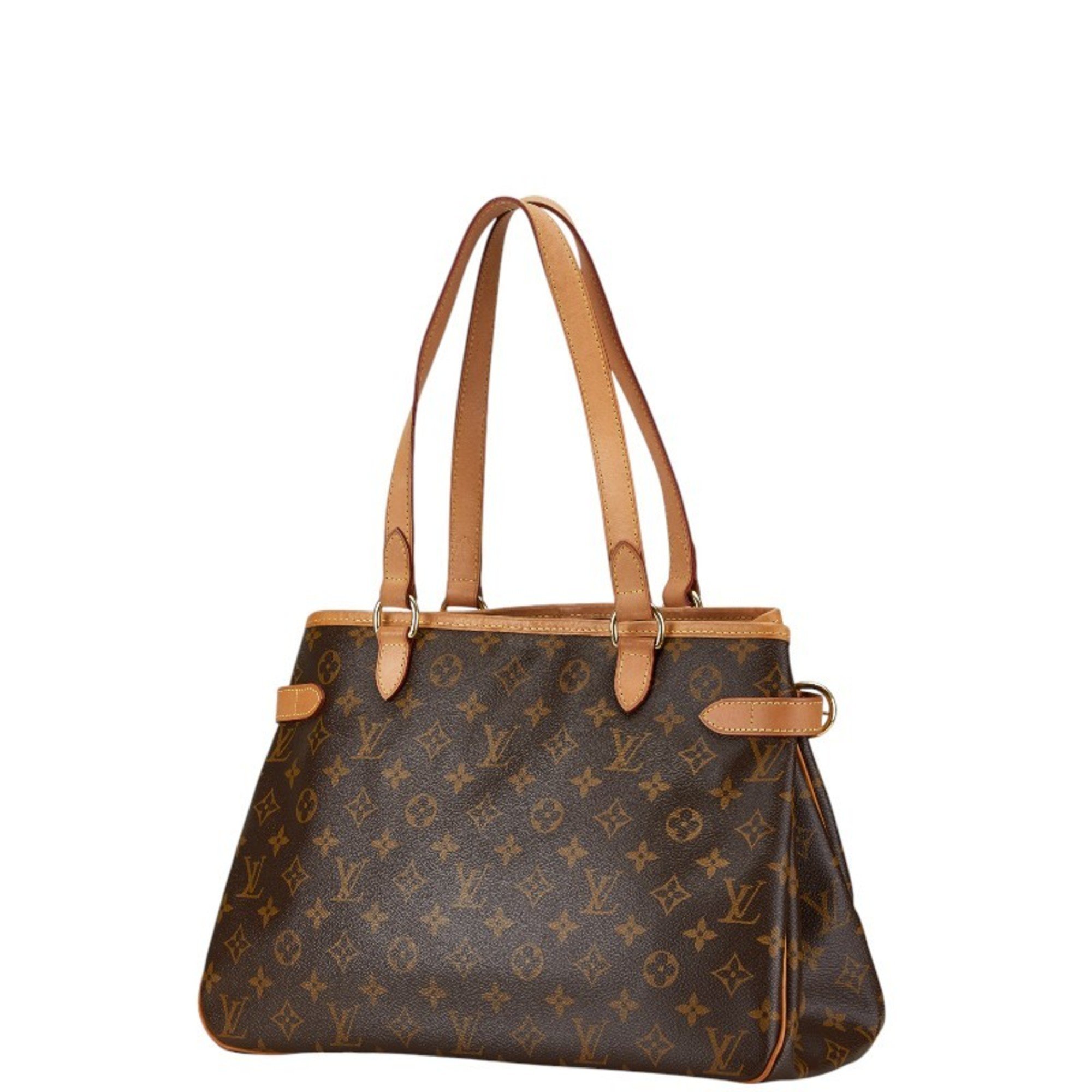 Louis Vuitton Monogram Batignolles Horizontal Shoulder Bag Handbag M51154 Brown PVC Leather Women's LOUIS VUITTON