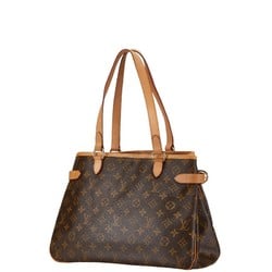 Louis Vuitton Monogram Batignolles Horizontal Shoulder Bag Handbag M51154 Brown PVC Leather Women's LOUIS VUITTON