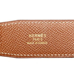 Hermes Constance H reversible belt in black box calf leather for women HERMES