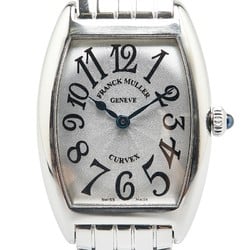 Franck Muller Tono Curvex Watch 1752 Quartz Silver Dial Stainless Steel Ladies FRANCK MULLER