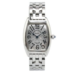 Franck Muller Tono Curvex Watch 1752 Quartz Silver Dial Stainless Steel Ladies FRANCK MULLER