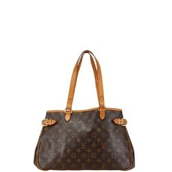 Louis Vuitton Monogram Batignolles Horizontal Shoulder Bag Handbag M51154 Brown PVC Leather Women's LOUIS VUITTON