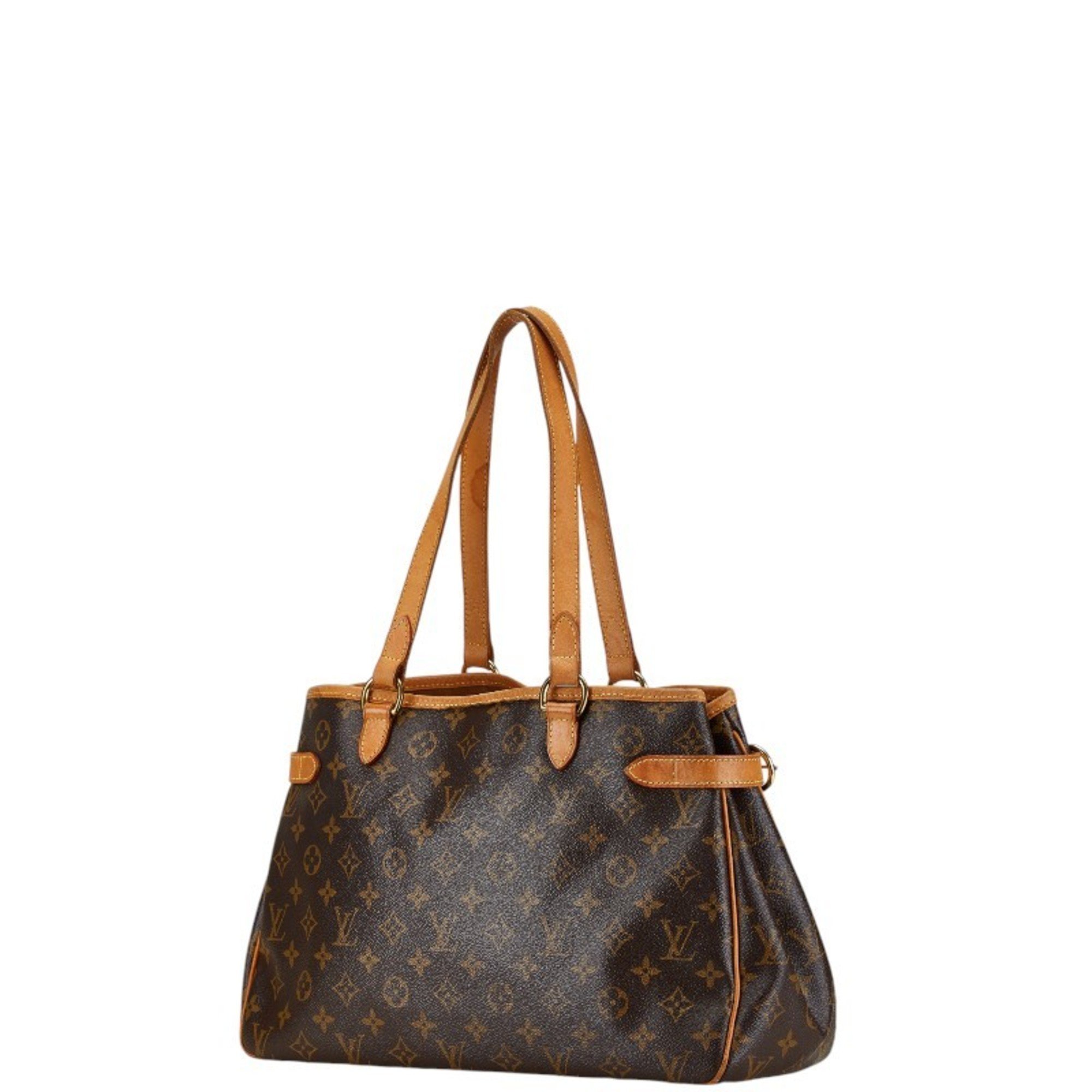 Louis Vuitton Monogram Batignolles Horizontal Shoulder Bag Handbag M51154 Brown PVC Leather Women's LOUIS VUITTON