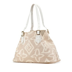 Louis Vuitton Cruise Line Taisienne PM Tote Bag Shoulder M95674 Sable Beige White Canvas Leather Women's LOUIS VUITTON