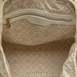 Louis Vuitton Cruise Line Taisienne PM Tote Bag Shoulder M95674 Sable Beige White Canvas Leather Women's LOUIS VUITTON