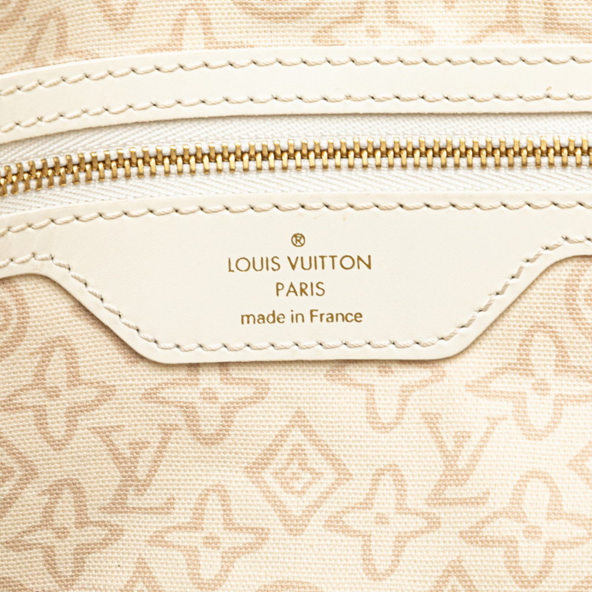 Louis Vuitton Cruise Line Taisienne PM Tote Bag Shoulder M95674 Sable Beige White Canvas Leather Women's LOUIS VUITTON