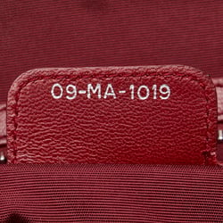 Christian Dior Dior Granville Cannage Handbag Shoulder Bag Wine Red Leather Women's