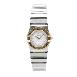 OMEGA Constellation Watch Quartz White Dial Stainless Steel Ladies