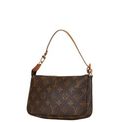 Louis Vuitton Monogram Pochette Accessoires Shoulder Bag M51980 Brown PVC Leather Women's LOUIS VUITTON