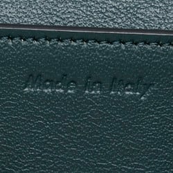 CELINE FRAME MEDIUM BAG GREEN BLACK LEATHER WOMEN