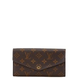 Louis Vuitton Monogram Portefeuille Sarah Long Wallet M62235 Rose Ballerine Brown PVC Women's LOUIS VUITTON