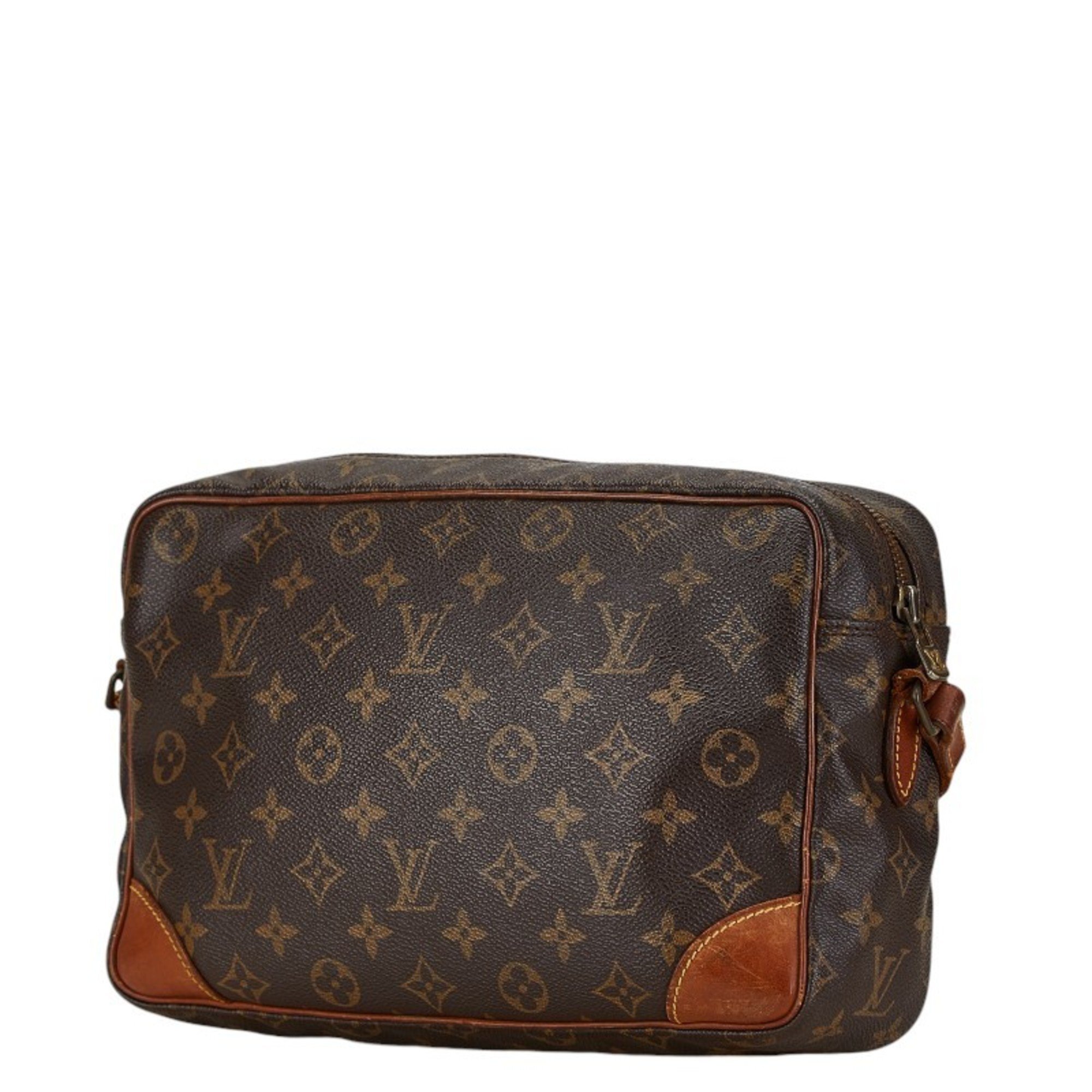 Louis Vuitton Monogram Trocadero 27 Shoulder Bag M51274 Brown PVC Leather Women's LOUIS VUITTON