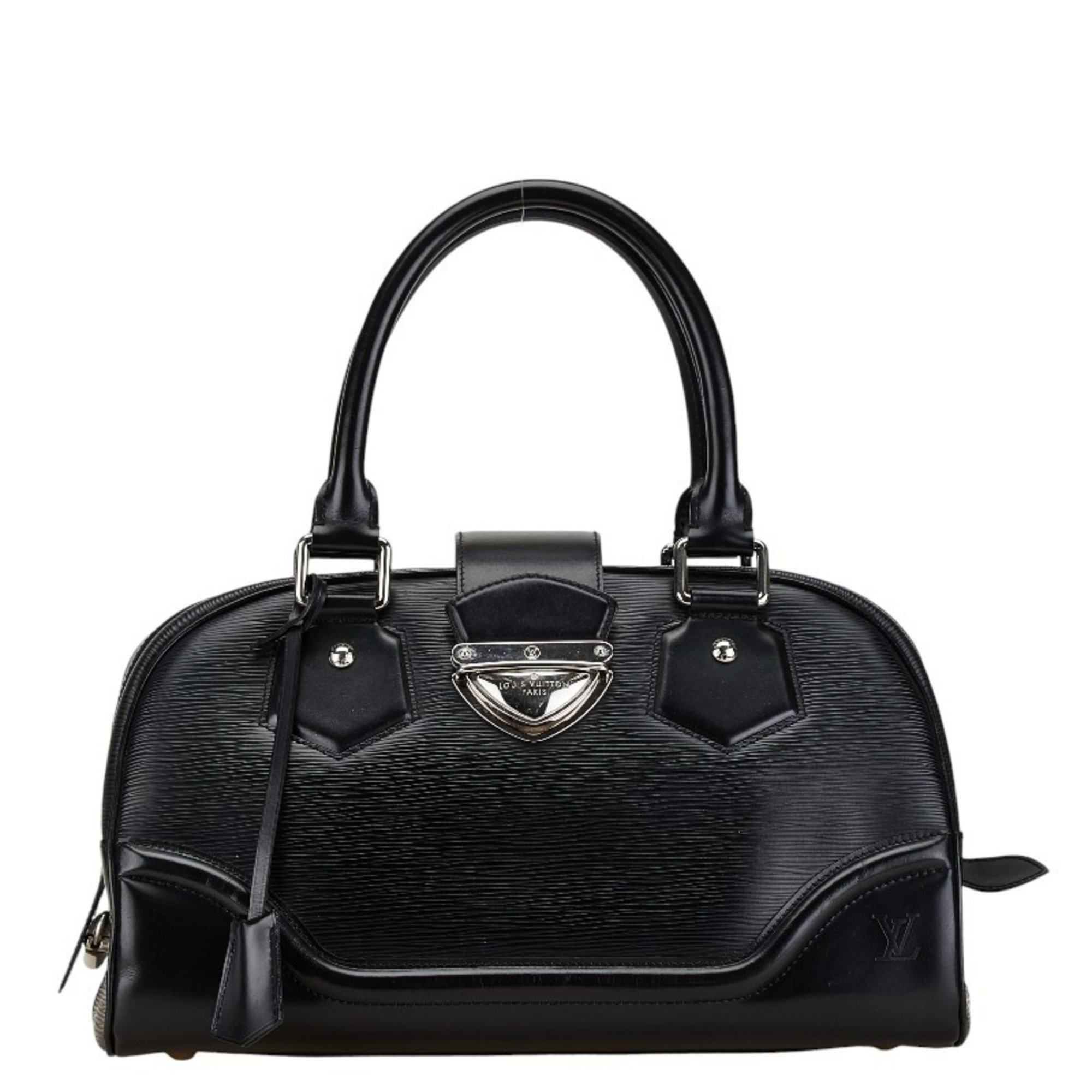 Louis Vuitton Epi Bowling Montaigne GM Handbag M59312 Noir Black Leather Women's LOUIS VUITTON