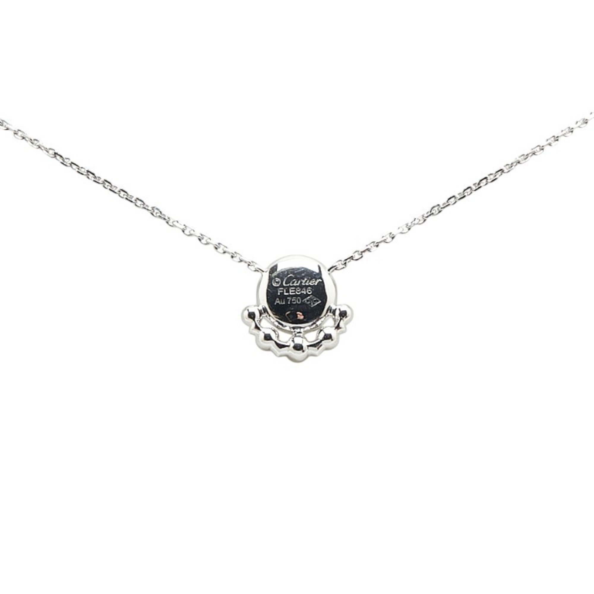 Cartier Etincel De Necklace Silver K18WG White Gold Women's CARTIER