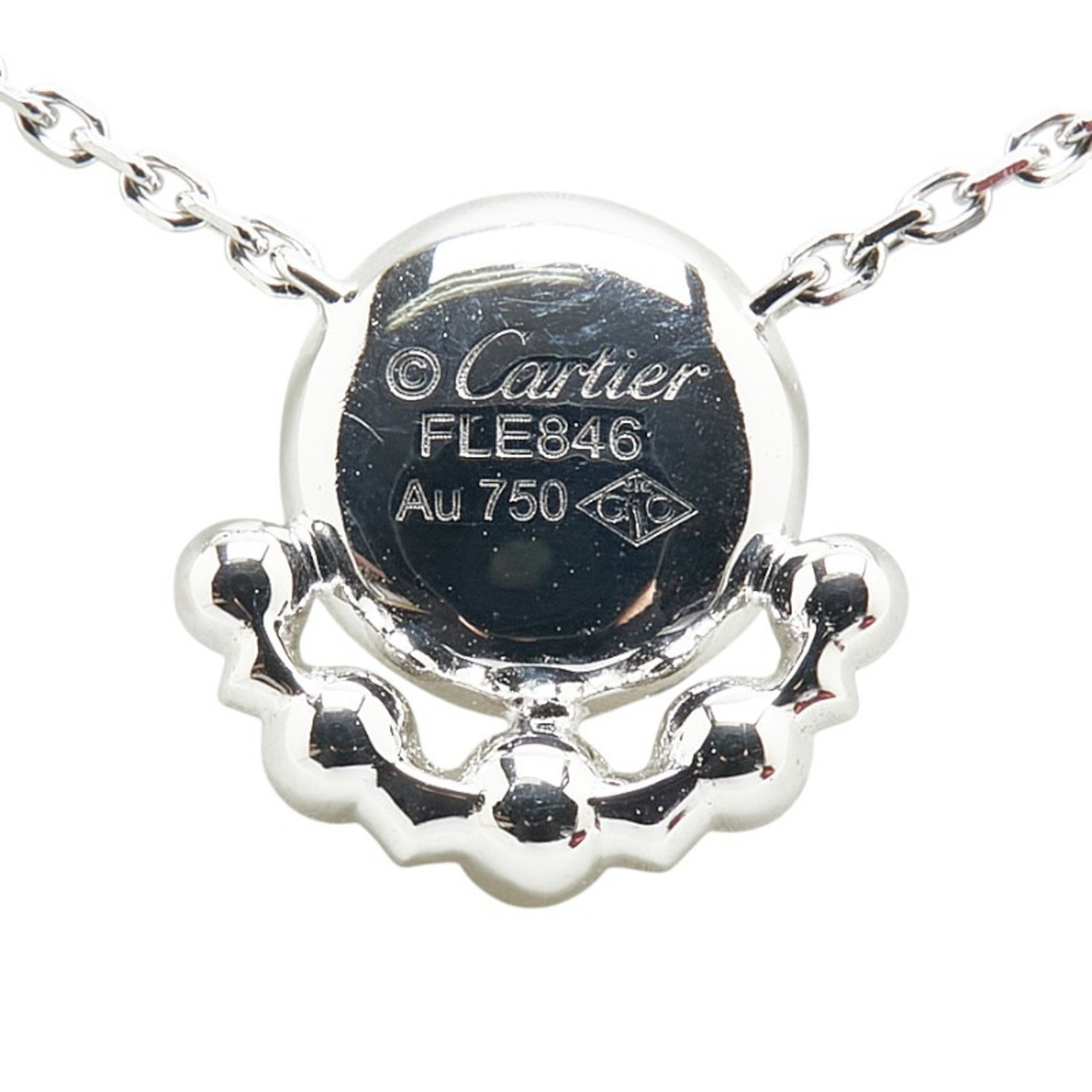 Cartier Etincel De Necklace Silver K18WG White Gold Women's CARTIER