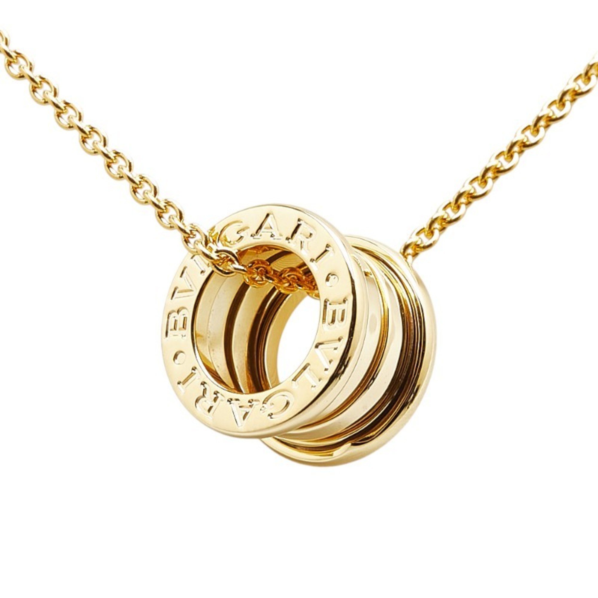 BVLGARI B.zero1 Necklace Gold K18YG Yellow Women's