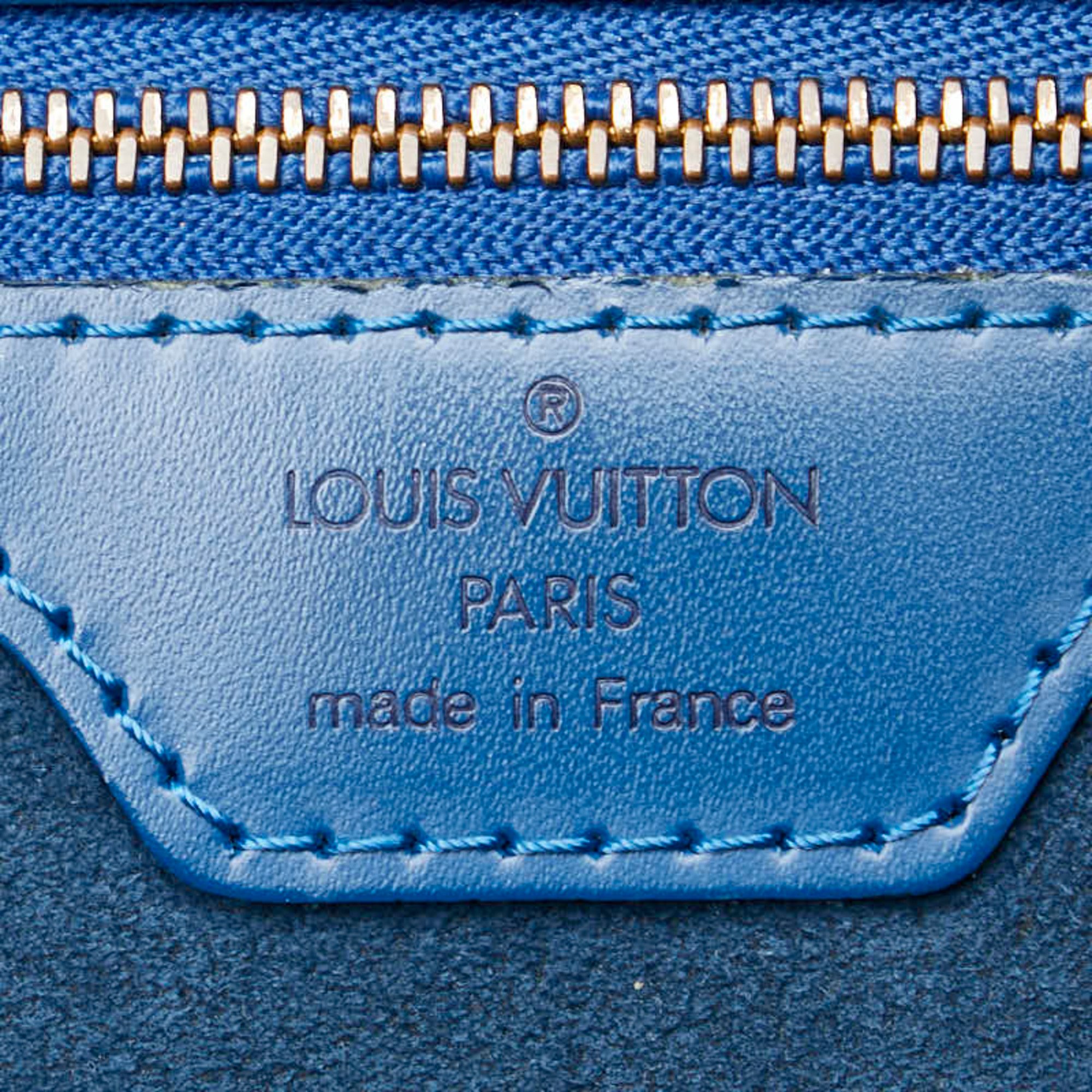 Louis Vuitton Epi Rucksack Shoulder Bag Tote M52285 Toledo Blue Leather Women's LOUIS VUITTON