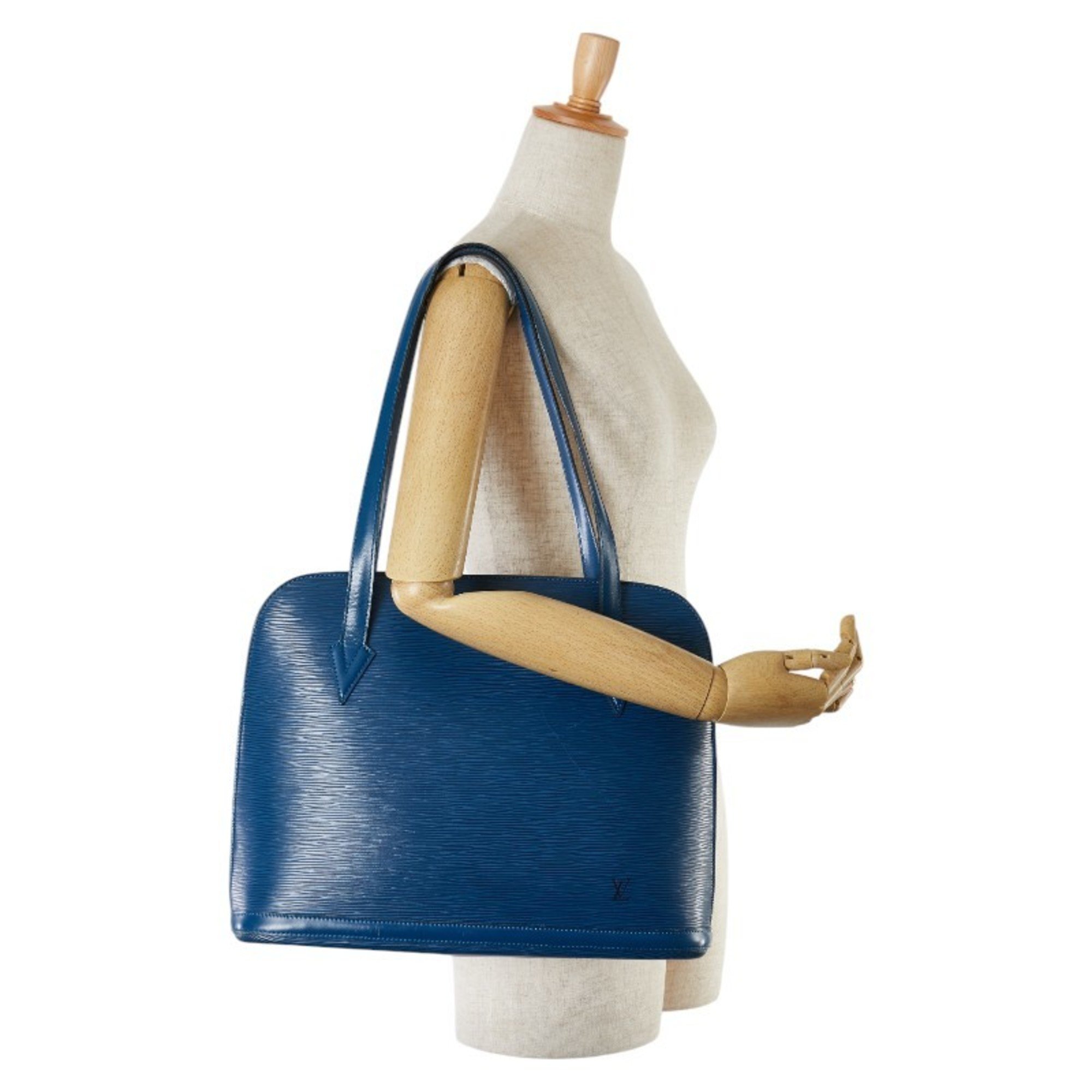 Louis Vuitton Epi Rucksack Shoulder Bag Tote M52285 Toledo Blue Leather Women's LOUIS VUITTON